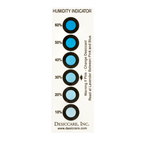 100/Carton Reversible Blotting Paper Humidity Indicator Card Indicates 10% 30% 8 Cartons 40% 20% 2 in X 3 in 